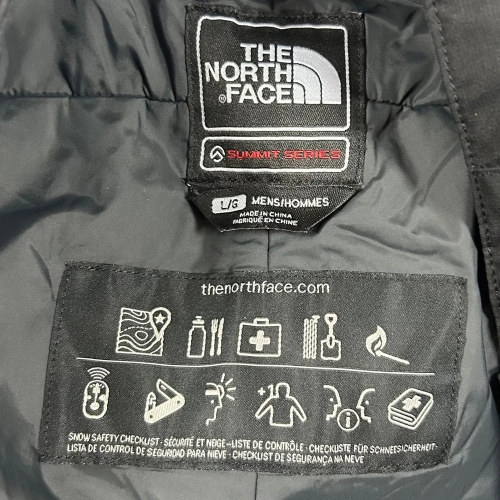 The North Face Summit Series Ski Pants Mens L Black HyVent RECCO Waterproof Snow